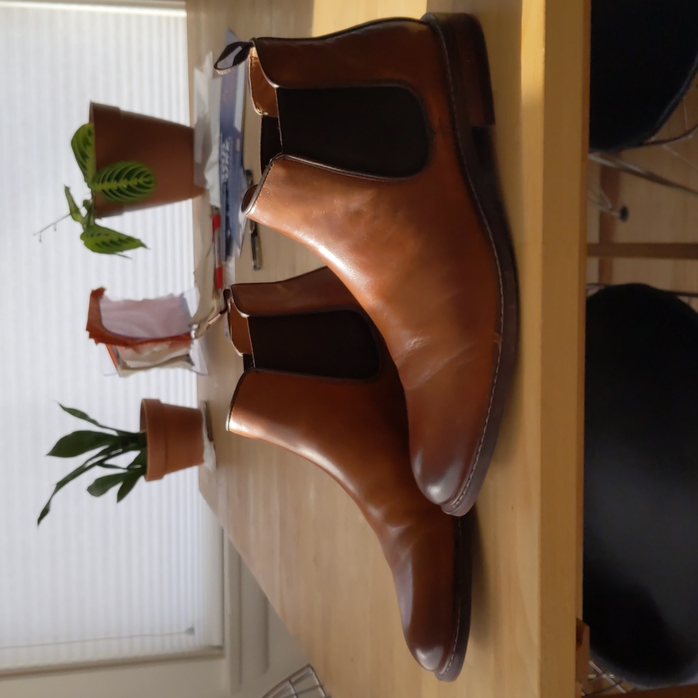 Men's Nordstrom Brown Leather Chelsea Boot 11M